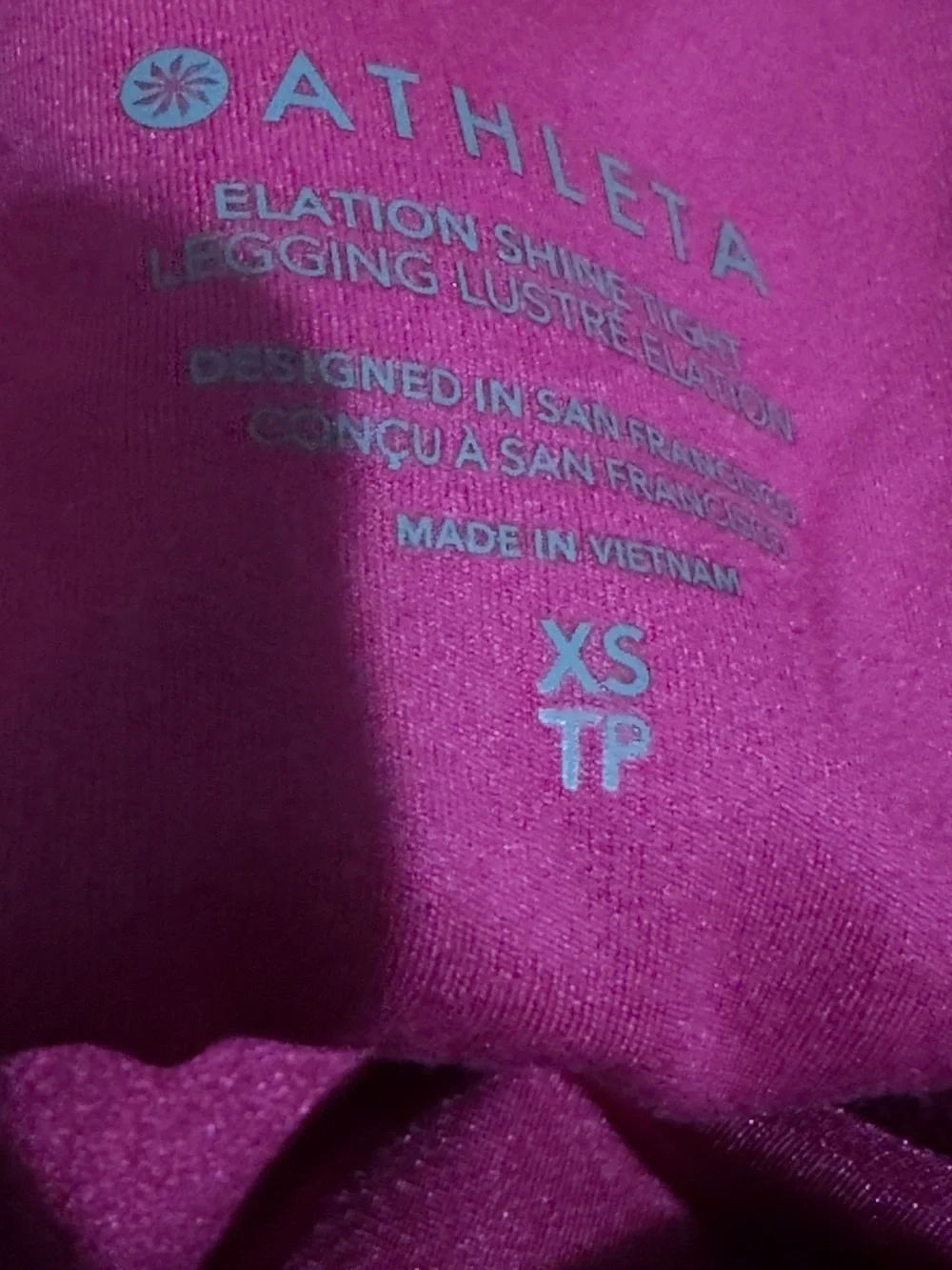 Athleta | NWOT Bright Magenta Matching Workout Set (Sports Bra + Leggings) XS/S